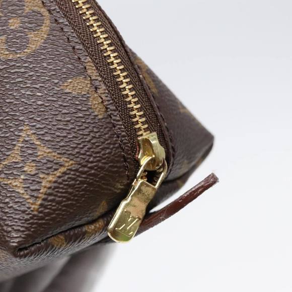 LOUIS VUITTON Monogram Trousse Demi Ronde Cosmetic Pouch M47520 LV Auth 91944 - Picture 8 of 16